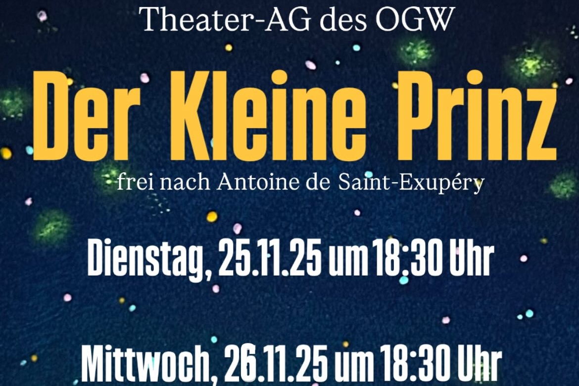 Einladung zur Theateraufführung "Der Kleine Prinz"