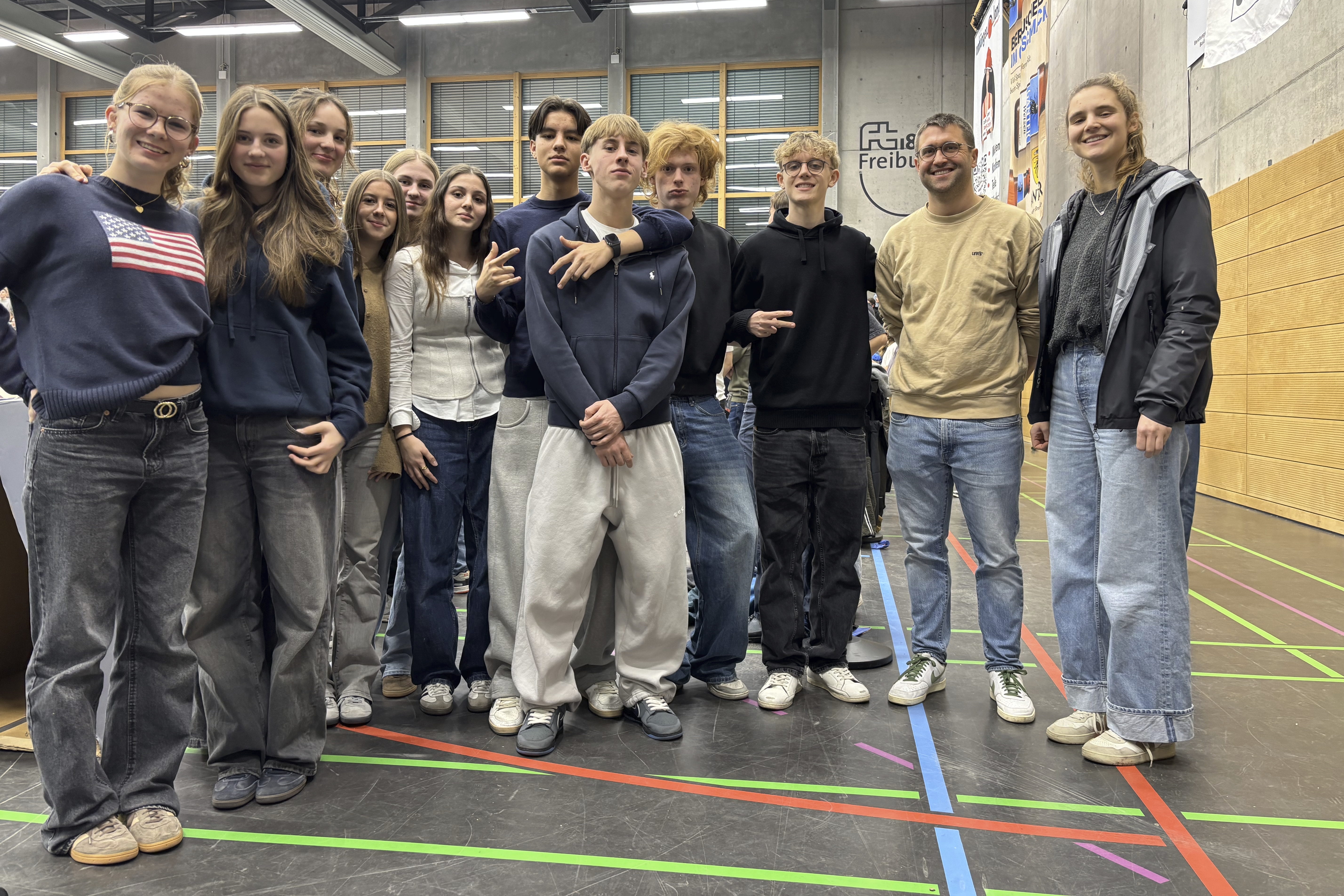 Das Sport-Leistungsfach besucht die "Freiburger Affenbande"